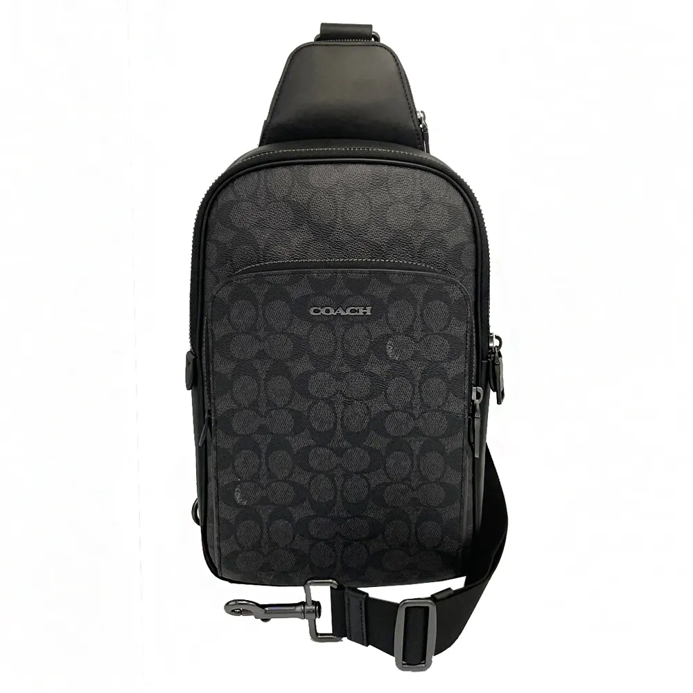 【COACH】COACH 黑字LOGO胸前口袋設計拉鍊純棉短袖T恤(白x黑) 歷史價格詳細信息