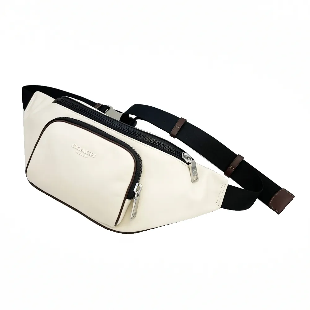 【COACH】男中性款信用卡名片卡夾零錢包(米咖/黑灰) 歷史價格詳細信息