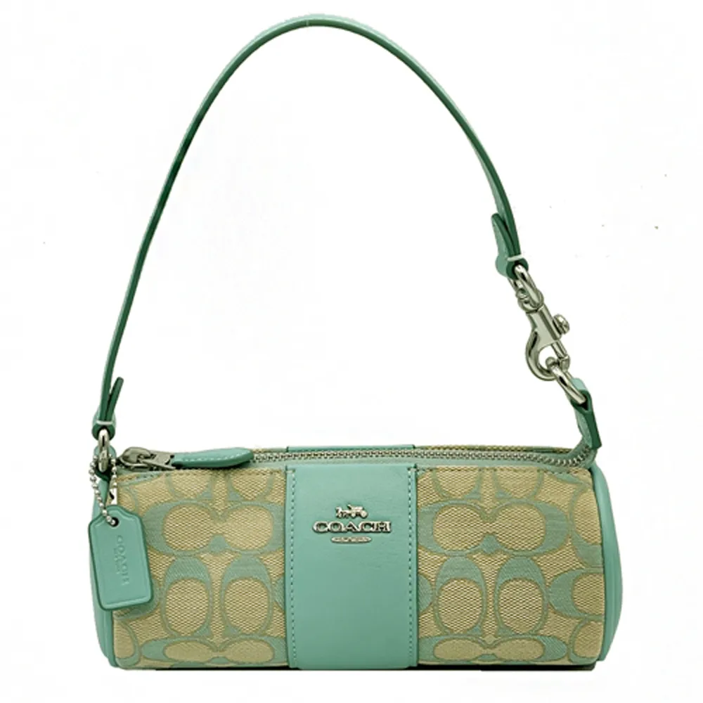 【COACH】C LOGO圓型掛勾鑰匙腰包/零錢包(焦糖/紅) 歷史價格詳細信息