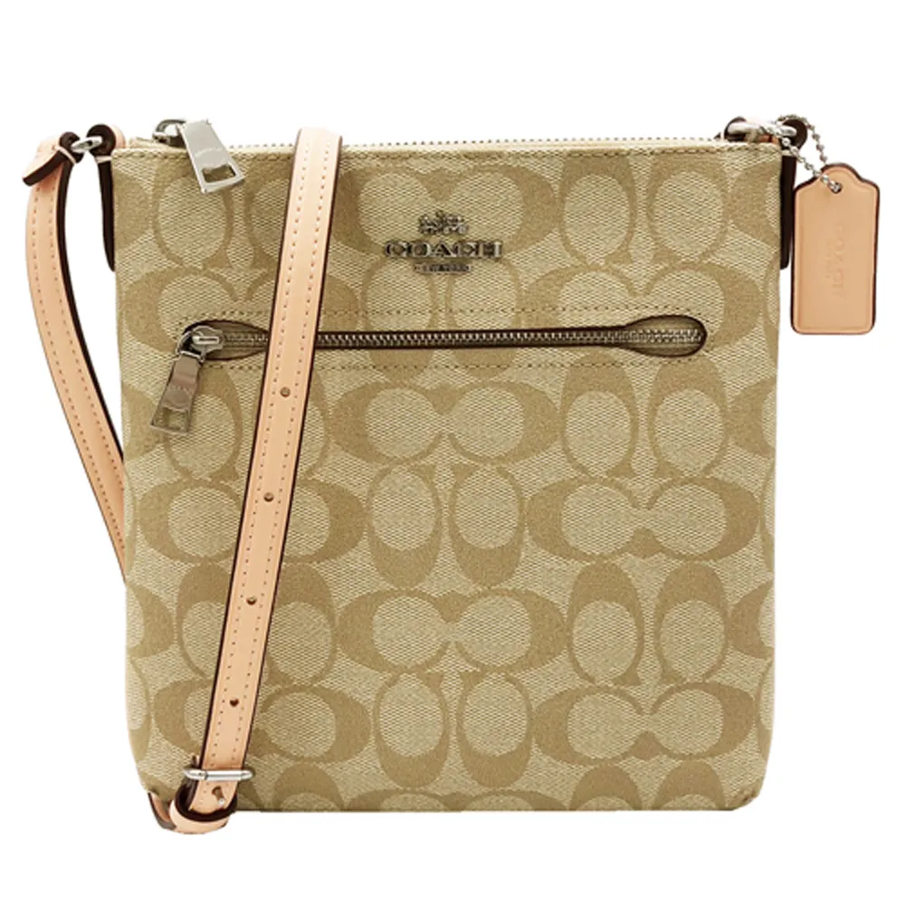 COACH C Logo拉鍊荔枝皮革暗扣二折短夾(銀字/牛仔藍) C2862 SVDE 歷史價格詳細信息