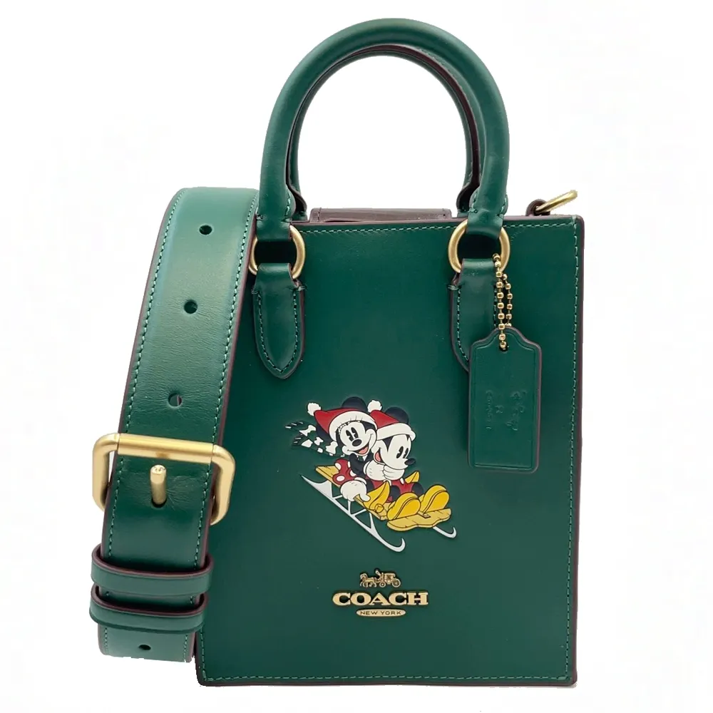COACH 迪士尼聯名款X迪士尼公主仙杜瑞拉系列手拿包-藍色全新下標前請先告知 請勿直接下標 歷史價格詳細信息