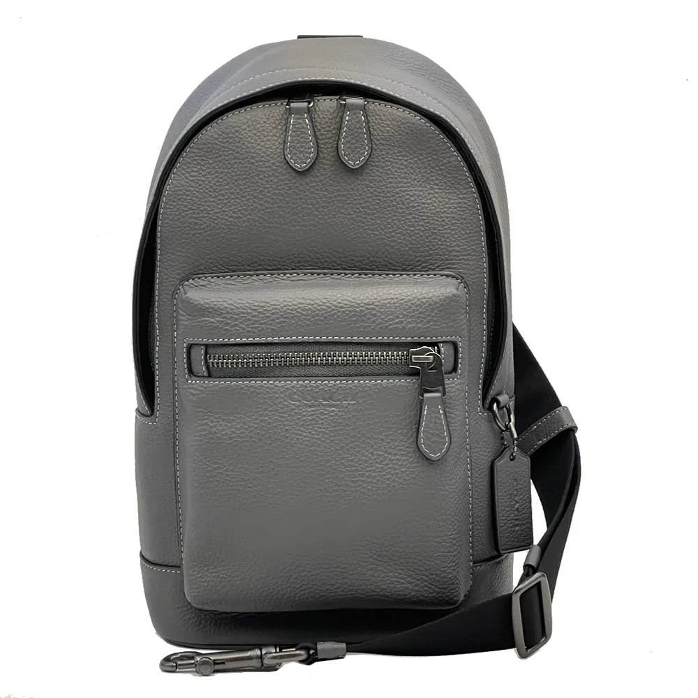 COACH 男款 前後置物荔枝紋皮革電腦/公事包-黑色 歷史價格詳細信息