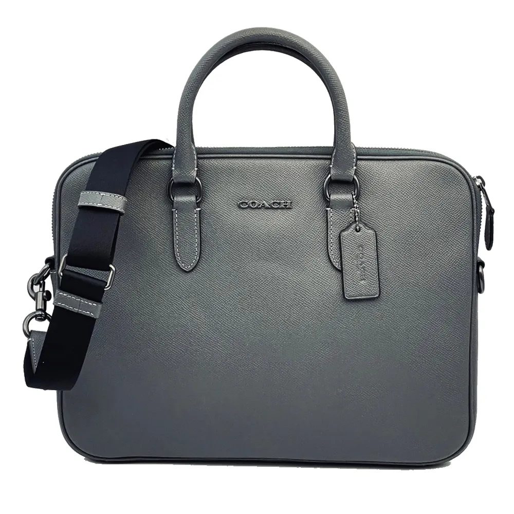 【COACH】牛皮革手提/斜背兩用貝殼包(褐咖/中) 歷史價格詳細信息