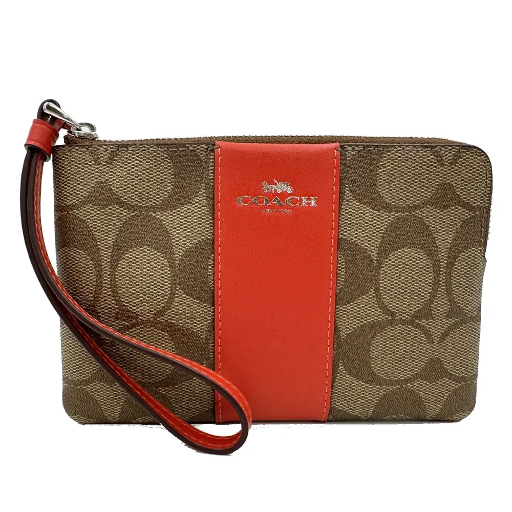 【COACH】直紋配色牛皮掀蓋斜背包(英國藍) 歷史價格詳細信息