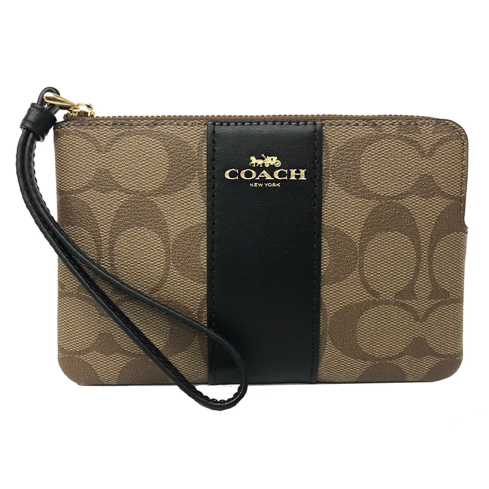 【COACH】直紋配色牛皮掀蓋斜背包(英國藍) 歷史價格詳細信息