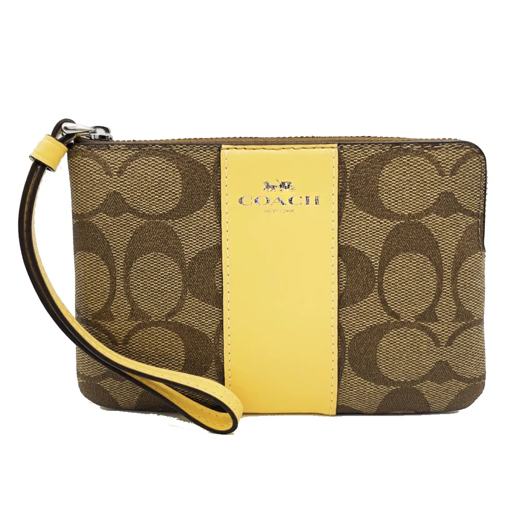 【COACH】直紋配色牛皮掀蓋斜背包(英國藍) 歷史價格詳細信息