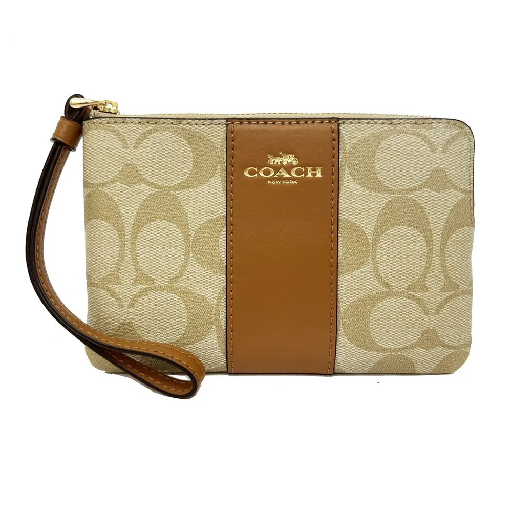 【COACH】直紋配色牛皮掀蓋斜背包(英國藍) 歷史價格詳細信息