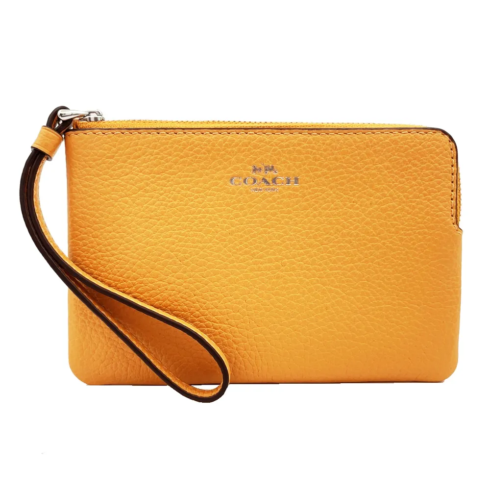 Coach 手拿包 零錢包 藍綠 防刮 PVC 材質 現貨 附購買收據 正品 原廠 歷史價格詳細信息