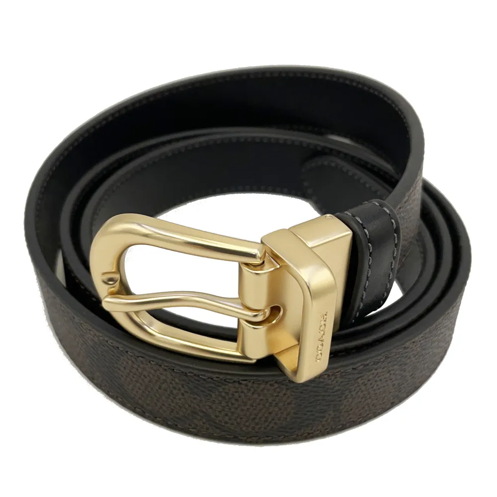 COACH深咖C Logo皮飾布貼L型拉鍊中款手拿包 歷史價格詳細信息