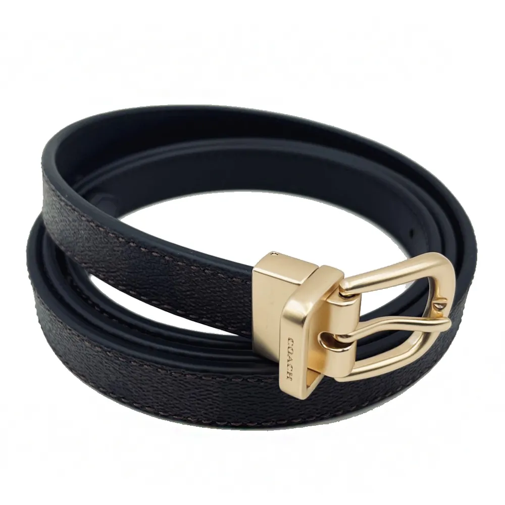 COACH深咖C Logo皮飾布貼L型拉鍊中款手拿包 歷史價格詳細信息