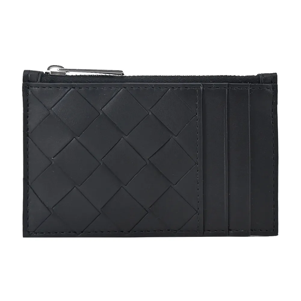 BOTTEGA VENETA 經典編織小牛皮銀扣腰帶/皮帶(黑色) 歷史價格詳細信息