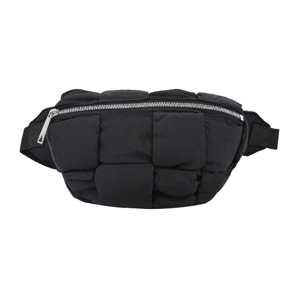 BOTTEGA VENETA 經典大格編織小牛皮拉鍊短夾(黑色) 歷史價格詳細信息