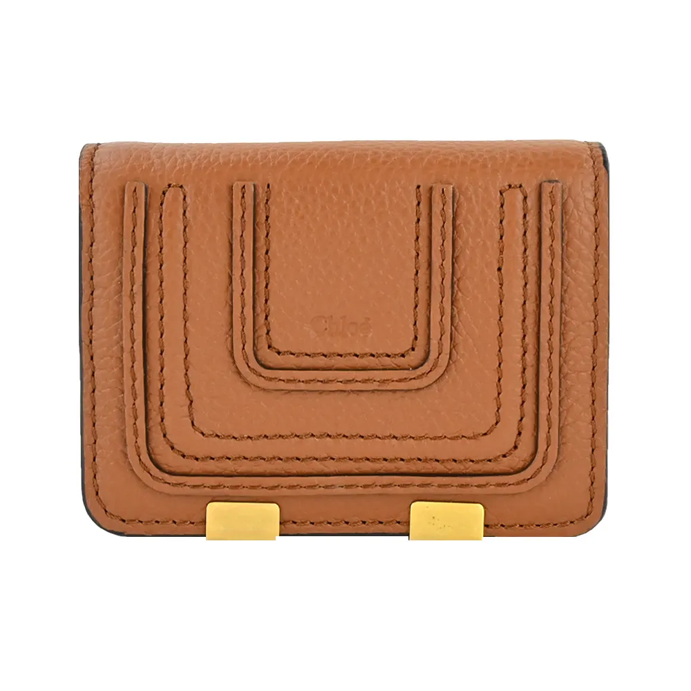 CHLOE Marcie小牛皮雙折短夾(灰色) 歷史價格詳細信息