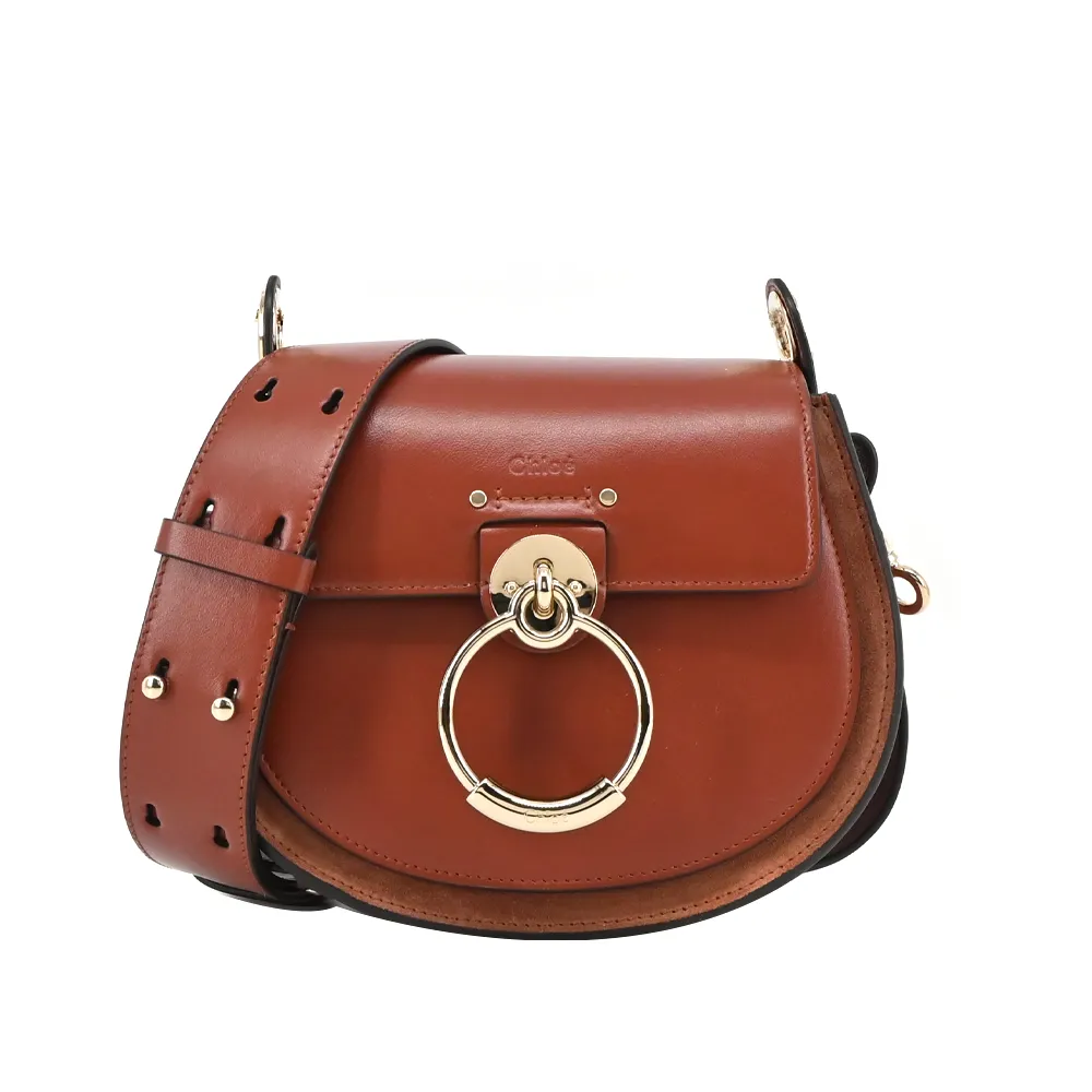 Chloe Tess 小款光滑小牛皮兩用包黑色 歷史價格詳細信息