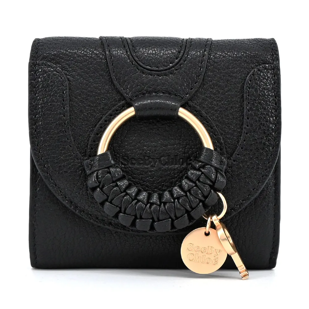 【See by Chloe’】HANA 編織金屬扣山羊皮革鍊帶馬鞍包(3色/任選) 歷史價格詳細信息