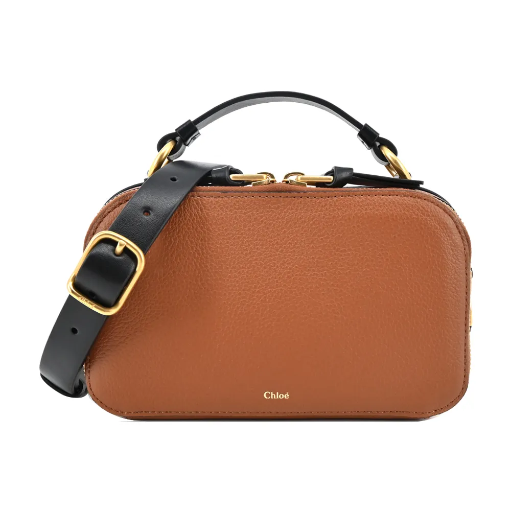 CHLOE 經典Marcie 拼接車縫線造型小牛皮拉鍊長夾 (奶茶色) 歷史價格詳細信息