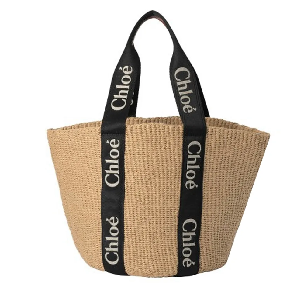 Chloe Woody Basket 草編水桶包(小號/黑色) 歷史價格詳細信息