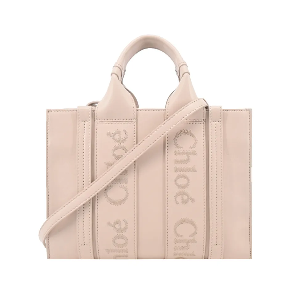 Chloe Woody tote bag 新款皮革兩用托特包(迷你/白色) 歷史價格詳細信息