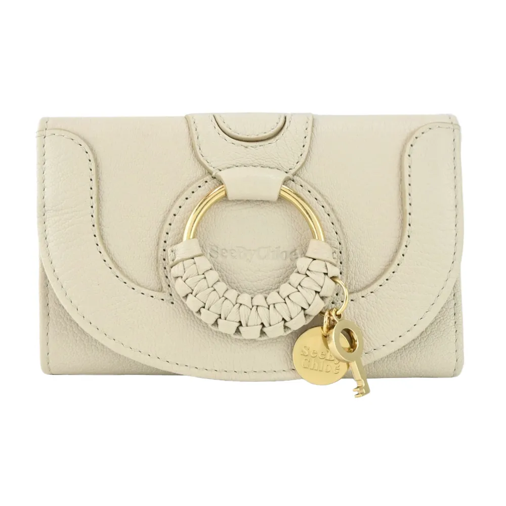 【See by Chloe’】HANA 編織金屬扣山羊皮革鍊帶馬鞍包(3色/任選) 歷史價格詳細信息