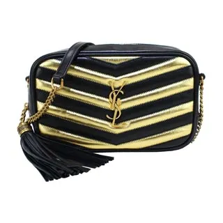 YSL SAINT LAURENT VICTOIRE 絎縫小羊皮相機包(黑) 歷史價格詳細信息