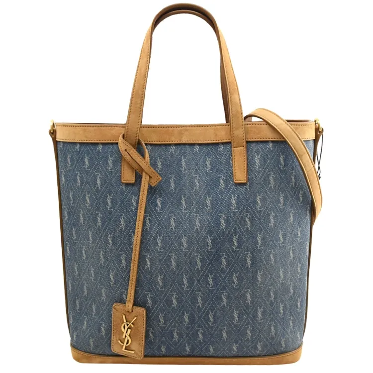 YSL Monogram All Over 系列印花帆布斜背包(米色) 歷史價格詳細信息