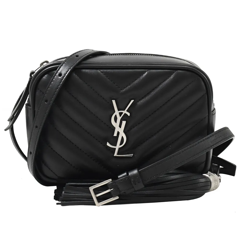 YSL V紋荔枝皮金色LOGO WOC 斜背包(霧灰色) 377828 BOW0J 1202 歷史價格詳細信息