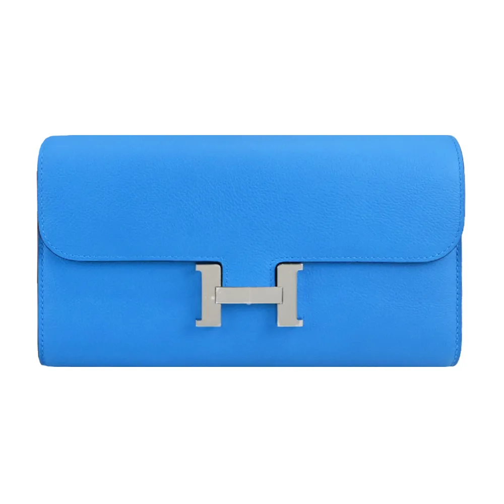 HERMES Evercolor Beige Malfa Calvi Card Case Business Holder W Stamp 438652 歷史價格詳細信息