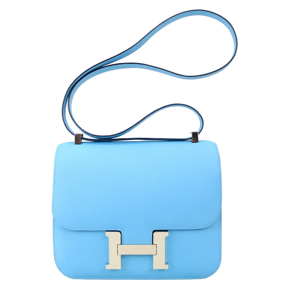HERMES CONSTANCE Slim 小款 全新愛馬仕積雨雲灰色金釦康康卡片夾零錢包U刻印 XG3308 可當腰包附訂製斜背帶小廢包 mini 歷史價格詳細信息