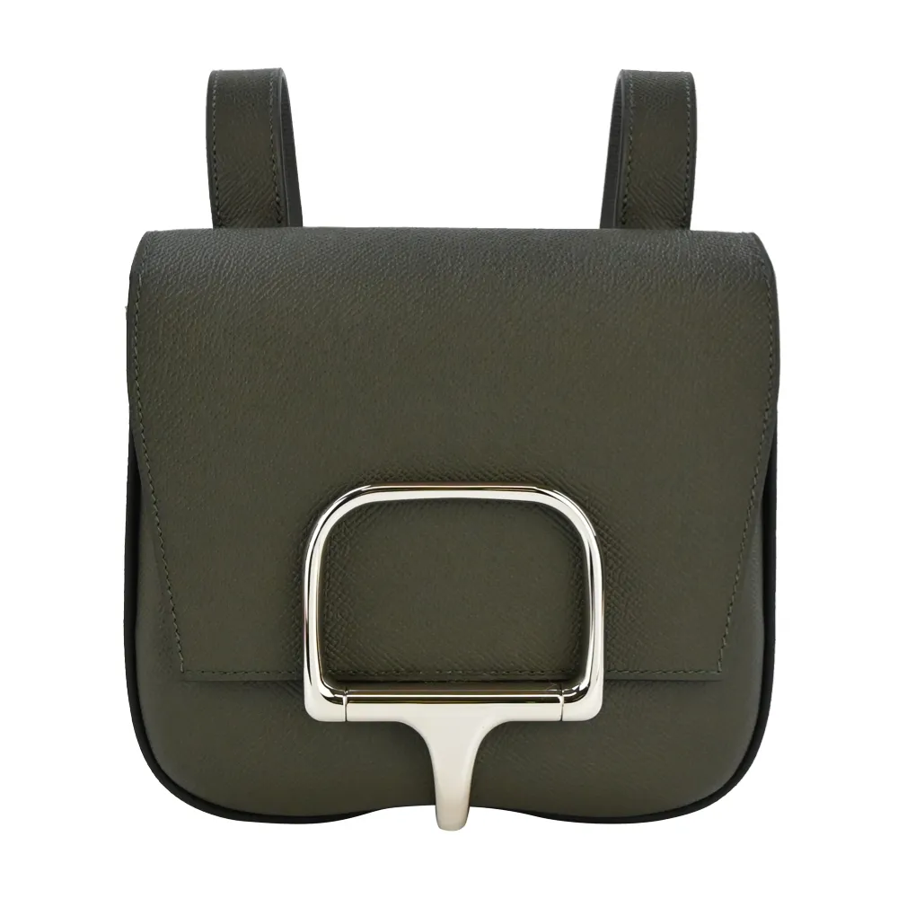 Hermes 愛馬仕Della Cavalleria mini Epsom牛皮斜背包(0E德克薩斯粉/U刻/銀釦) 歷史價格詳細信息