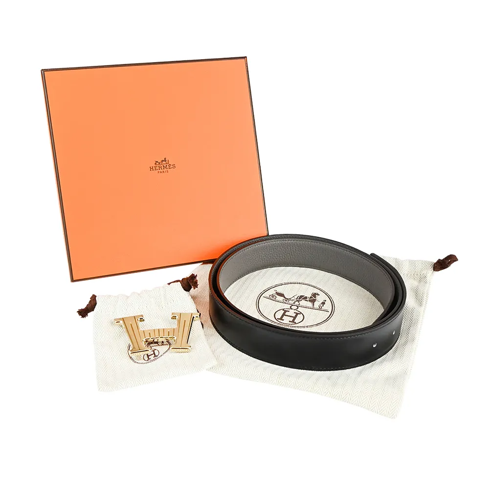 【Hermes 愛馬仕】經典Coaching線條腰帶圖騰Twilly絲巾/領結(黑/桃色H061635S-BLK) 歷史價格詳細信息