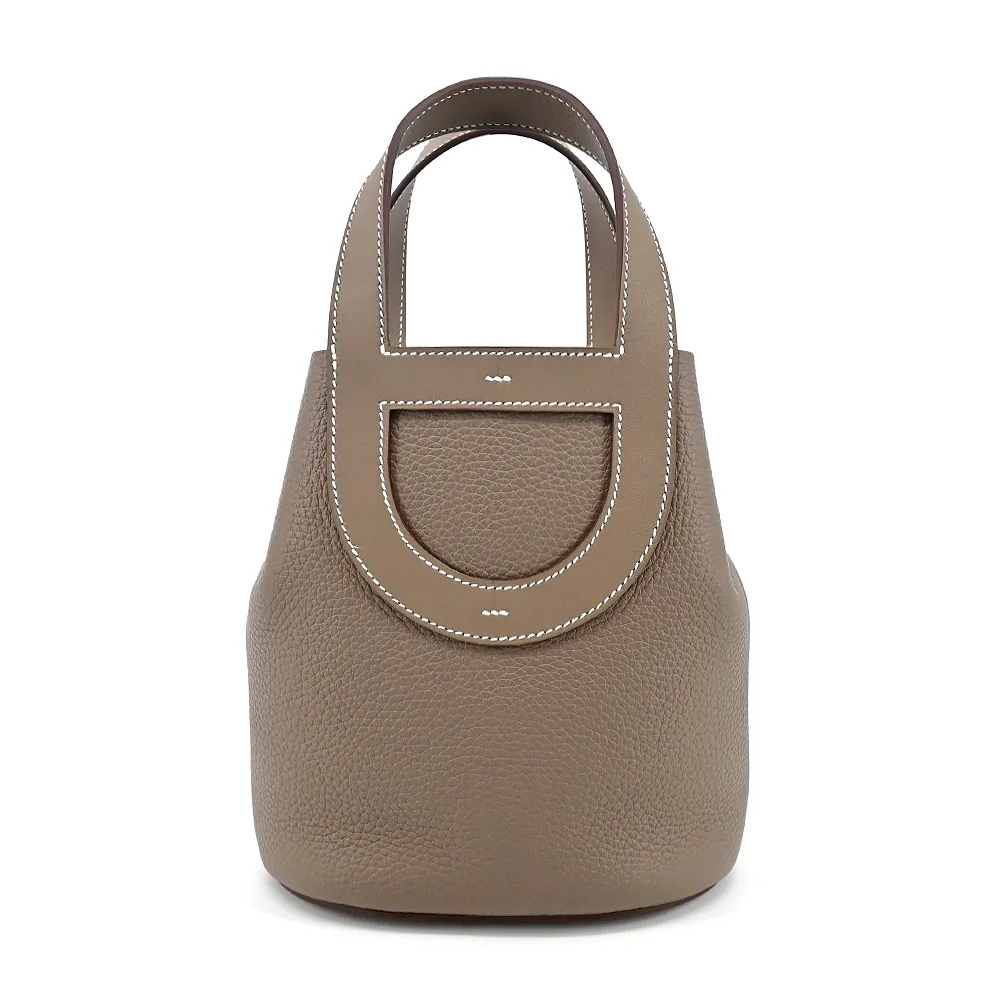 【Hermes 愛馬仕】In-the-Loop Phone to go wink邁索爾山羊皮鑰匙圈(AE白/綠/棕) 歷史價格詳細信息