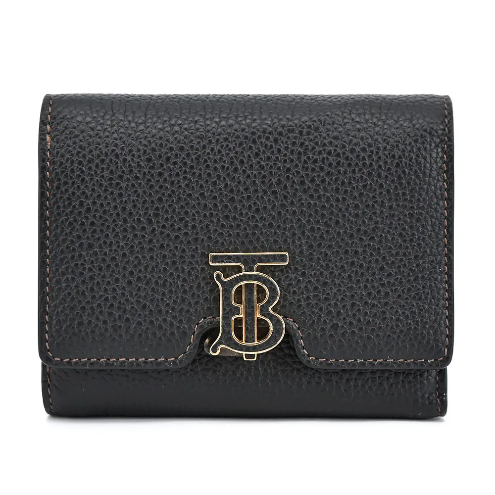 BURBERRY TB LOGO小牛皮對開短夾(灰色) 歷史價格詳細信息