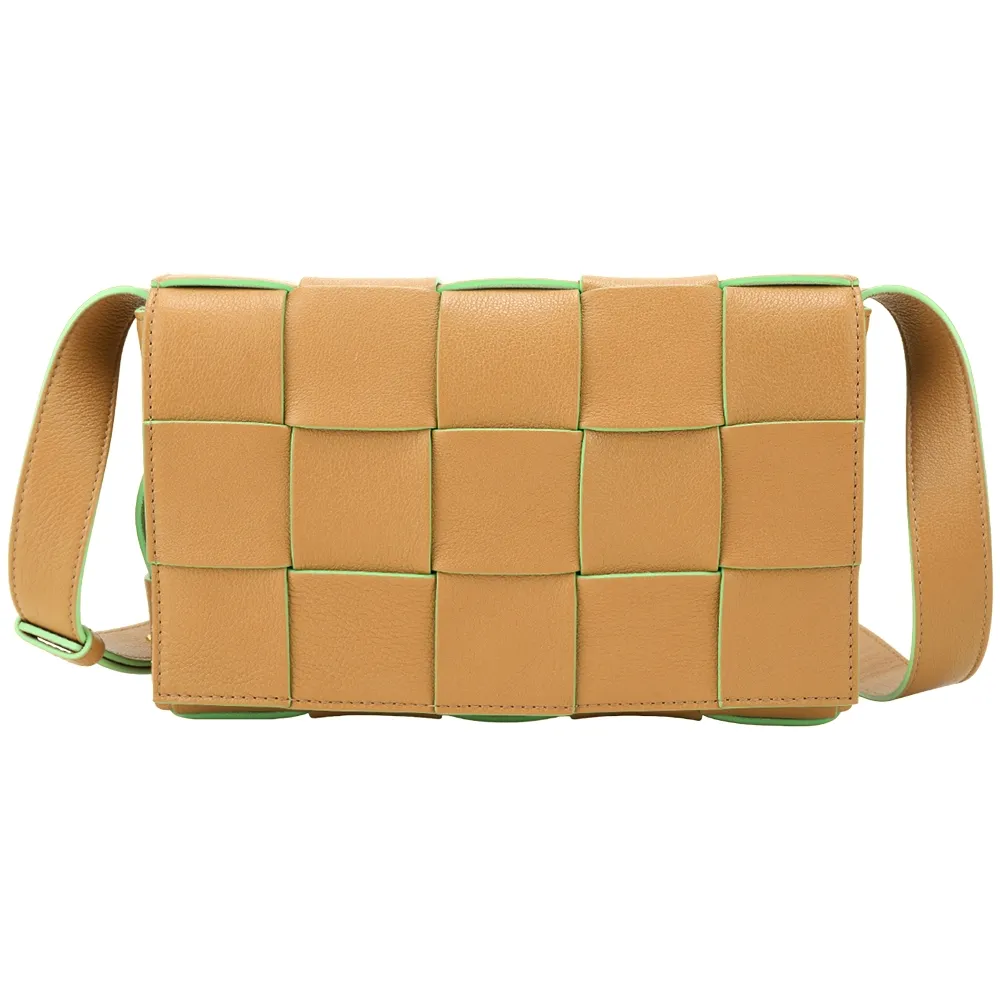 BOTTEGA VENETA 牛皮編織皮帶85CM/34寬3.5cm(黑色) 271932 V4650 1000 歷史價格詳細信息