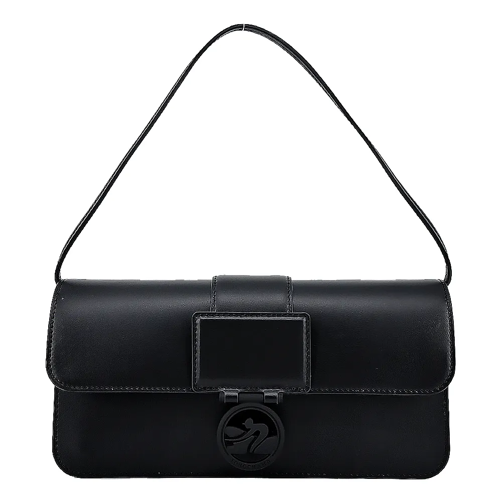 LONGCHAMP BOX-TROT系列小牛皮同色LOGO翻蓋斜背包(小/檸檬黃) 歷史價格詳細信息