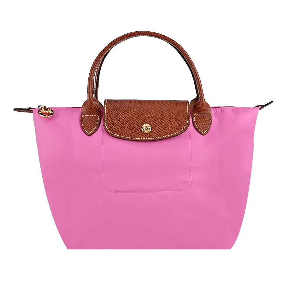 【LONGCHAMP】小羊皮短把摺疊包(中/任選色/附背帶) 歷史價格詳細信息