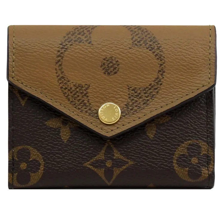 Louis Vuitton LV M80726 SARAH 經典Monogram花紋拼接扣式長夾 現貨 歷史價格詳細信息