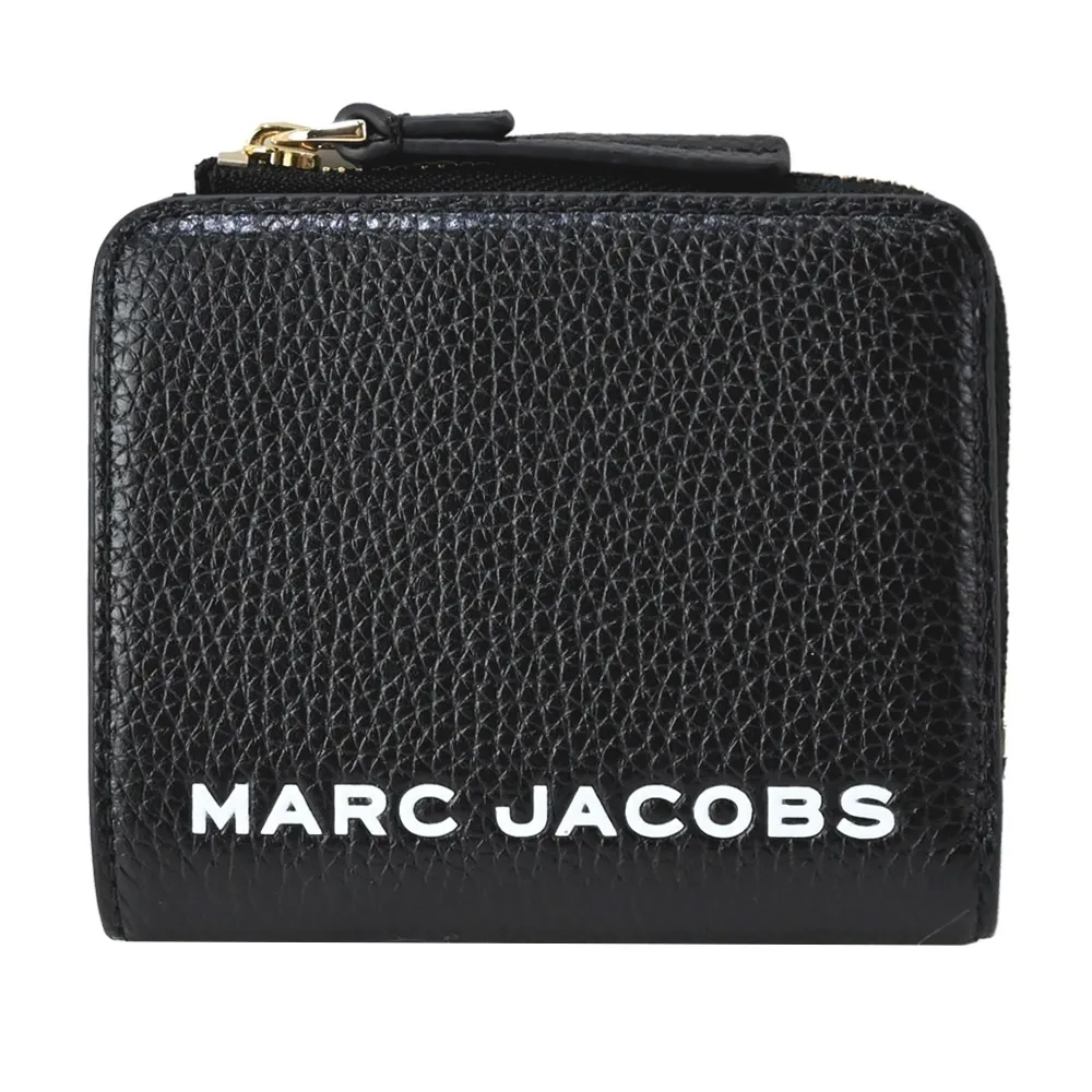 MARC JACOBS MJ THE BOLD 皮革壓印LOGO卡片零錢包-黑 歷史價格詳細信息