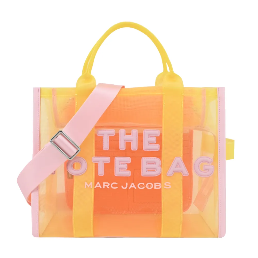MARC JACOBS MESH TOTE 網紗馬卡龍兩用托特包-小/駝色 歷史價格詳細信息