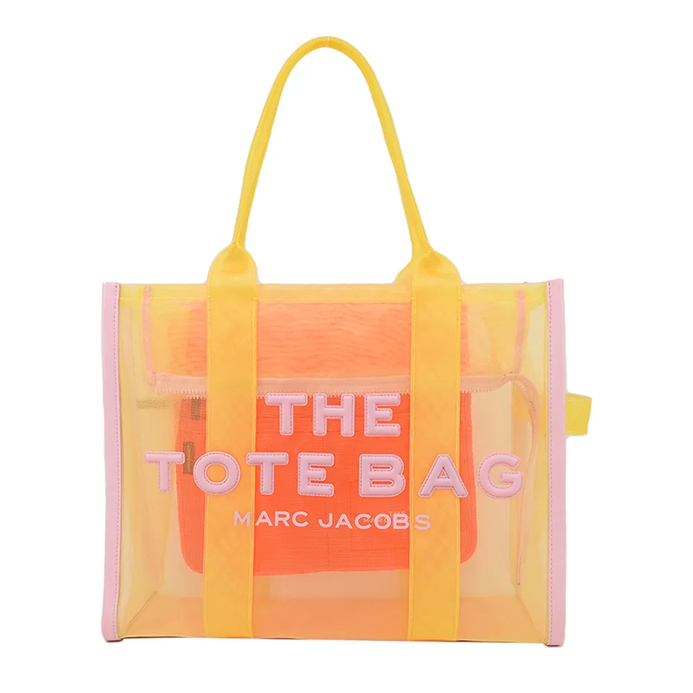 MARC JACOBS MESH TOTE 網紗馬卡龍兩用托特包-小/駝色 歷史價格詳細信息