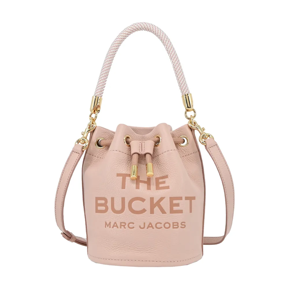 MARC JACOBS THE LEATHER牛皮束口兩用水桶包-白 歷史價格詳細信息