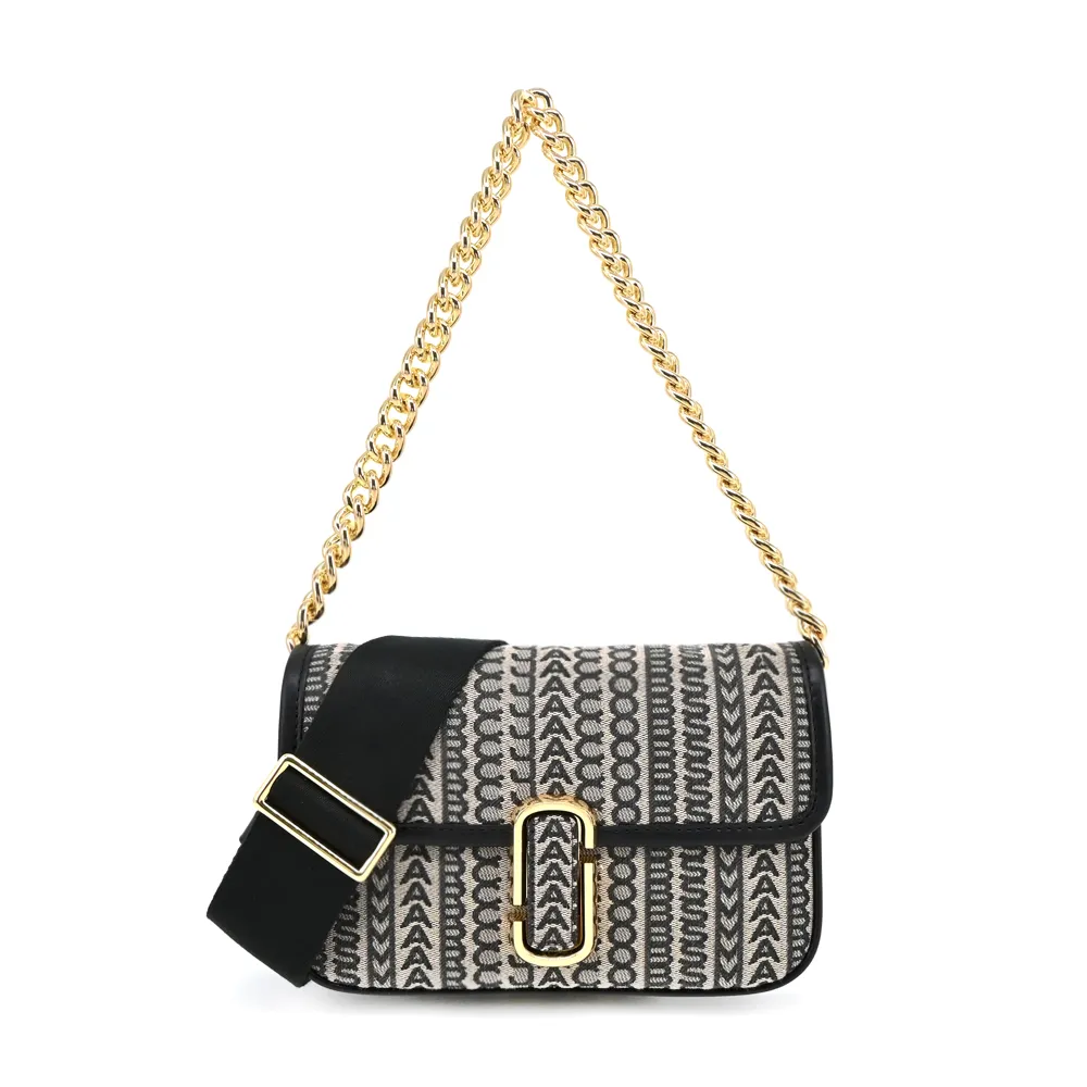 MARC JACOBS THE MONOGRAM立體斜背圓筒包(可手提)-黑 歷史價格詳細信息