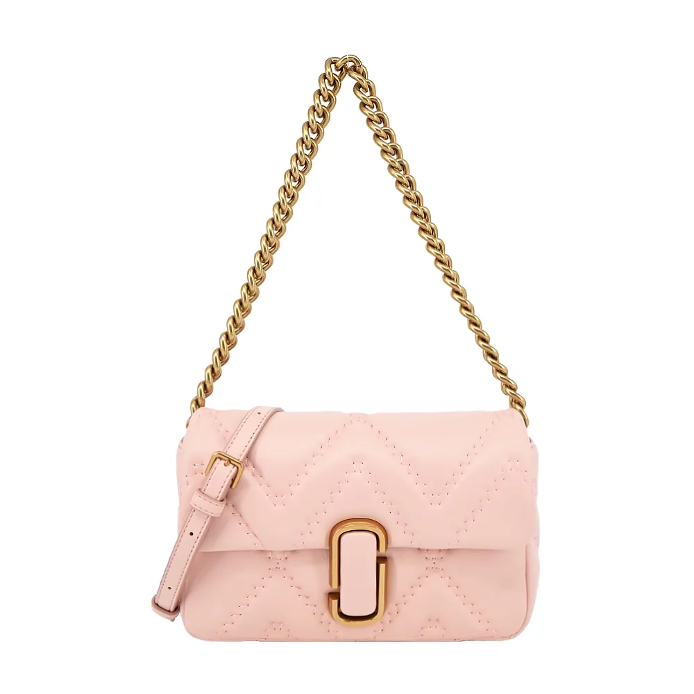 MARC JACOBS THE J MARC 縫線小羊皮翻蓋迷你二用包(黑色) 2S3HSH016H03 001 歷史價格詳細信息