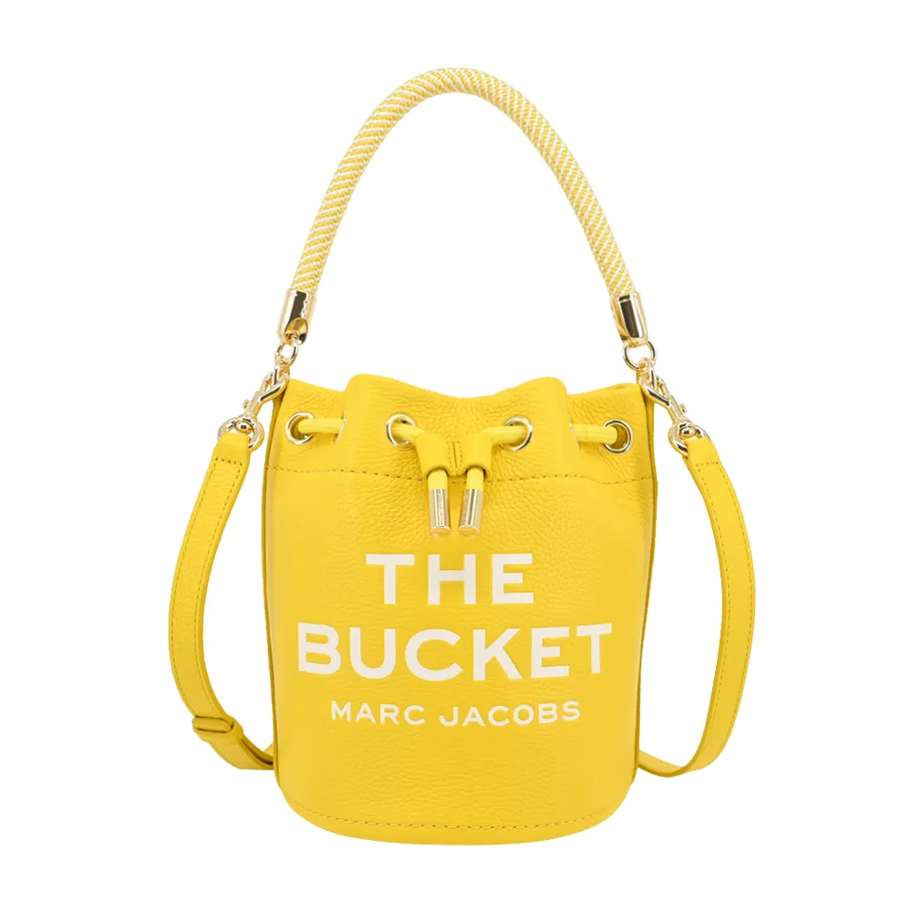 MARC JACOBS THE LEATHER牛皮束口兩用水桶包-白 歷史價格詳細信息