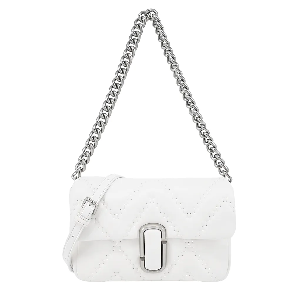 MARC JACOBS THE J MARC 縫線小羊皮翻蓋迷你二用包(黑色) 2S3HSH016H03 001 歷史價格詳細信息