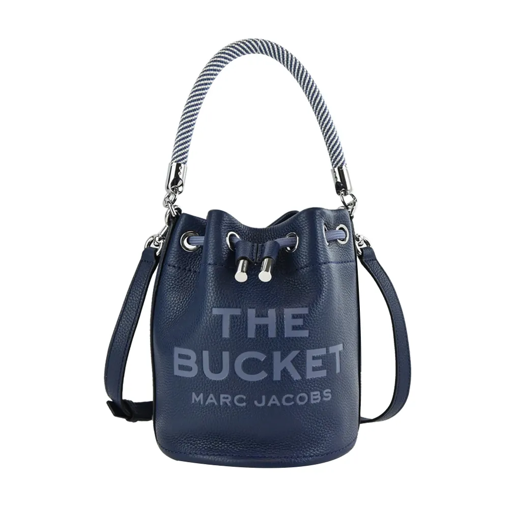 MARC JACOBS MJ THE LEATHER牛皮手提/兩用水桶包-靛藍 歷史價格詳細信息