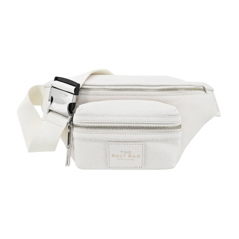 MARC JACOBS 荔枝紋拉鍊暗層磁吸釦翻蓋斜背包-煙燻棕 歷史價格詳細信息