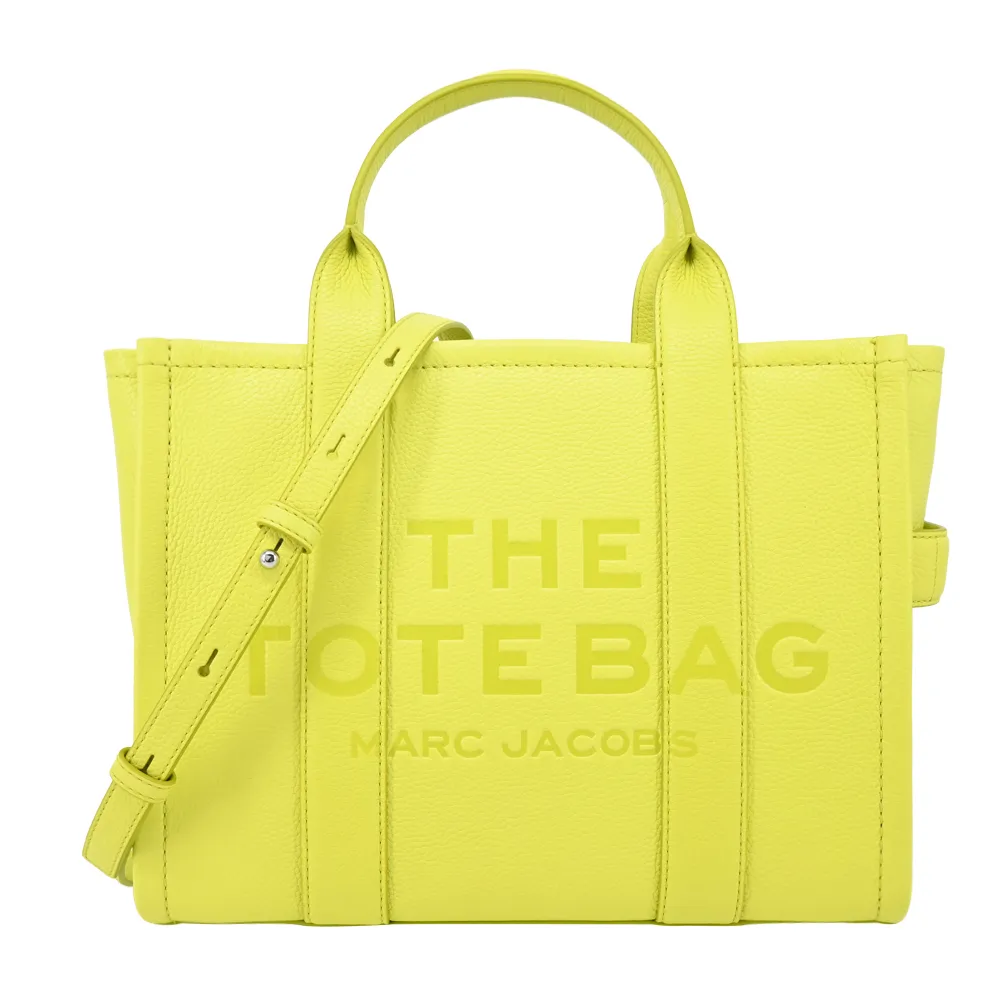 MARC JACOBS The Leather TOTE 皮革兩用托特包-小/黑 歷史價格詳細信息