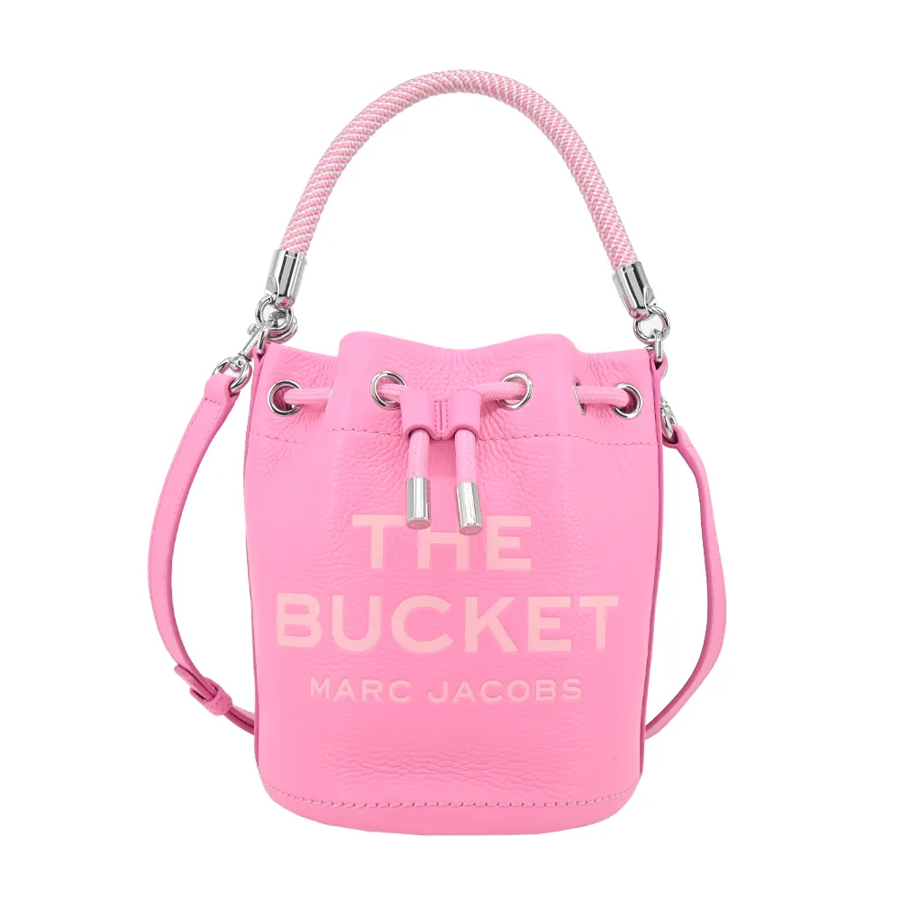 MARC JACOBS THE LEATHER牛皮束口兩用水桶包-白 歷史價格詳細信息