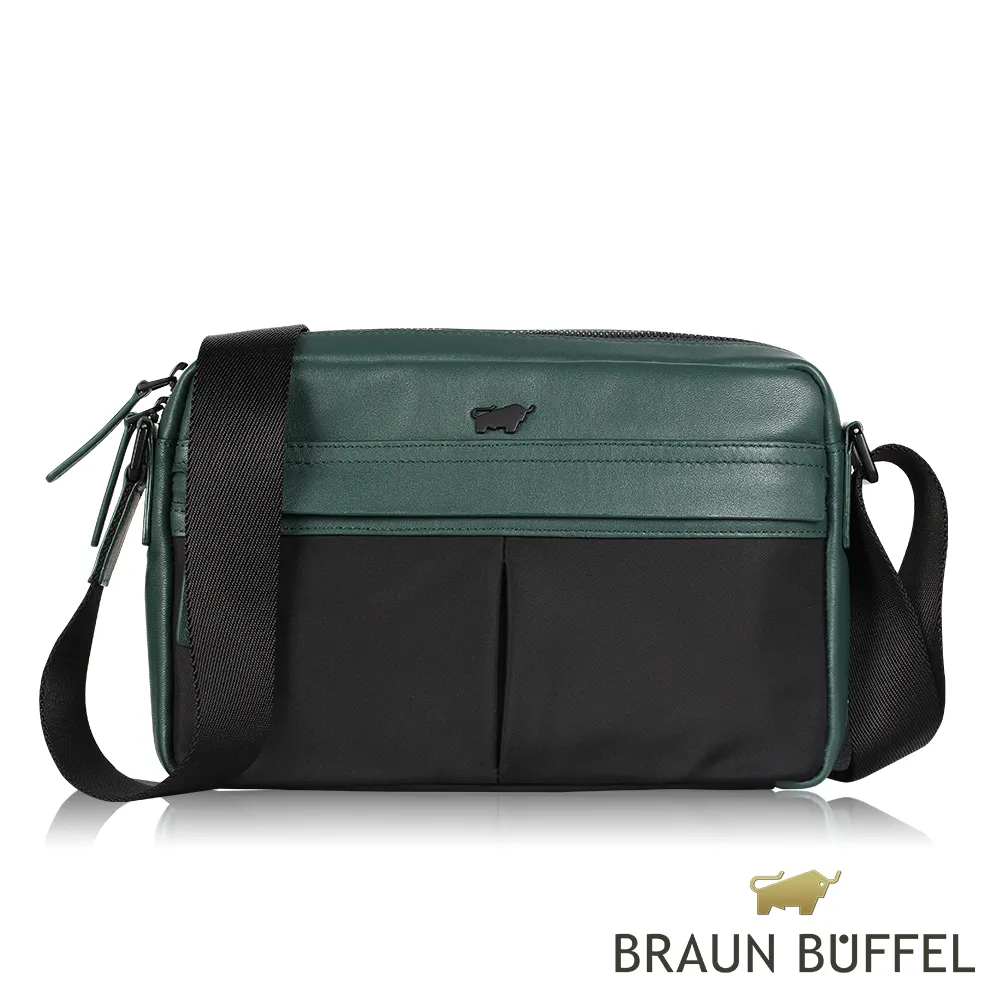 【BRAUN BUFFEL 德國小金牛】台灣總代理 雷諾瓦 大斜背包-黑色/BF395-TW60-BK 價格比較,價格查詢,歷史價格詳細信息