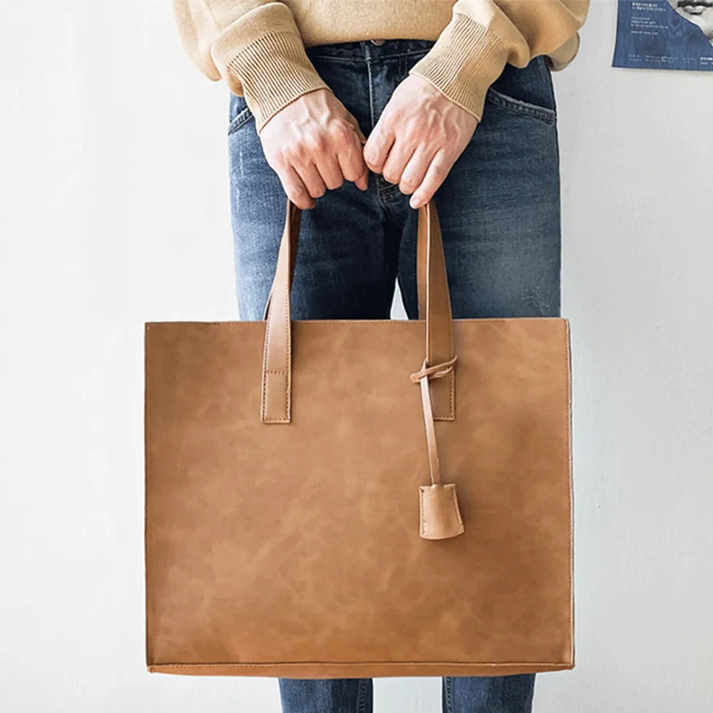 韓版雅痞風格方形簡約托特包 歷史價格詳細信息